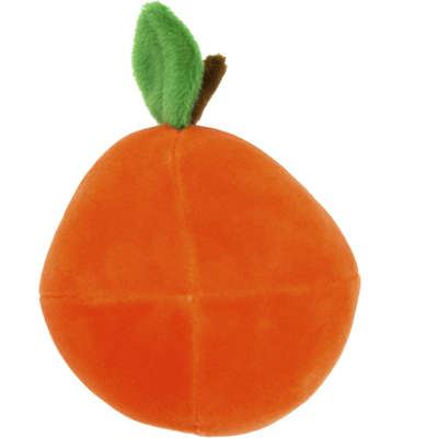 Brinquedo Petwi Toranja de Pelúcia - Laranja e Branca