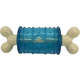 Brinquedo Osso Petwi de Nylon com Porta Petisco de Silicine Funny Azul - Azul