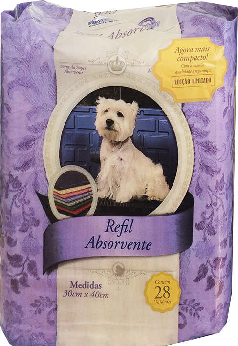 Refil para Sanitário Pipidollys Absorvente - 28 Unidades