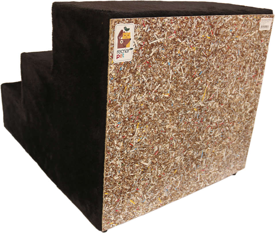 Escada Recriar Pet Ecológica Preta - 50