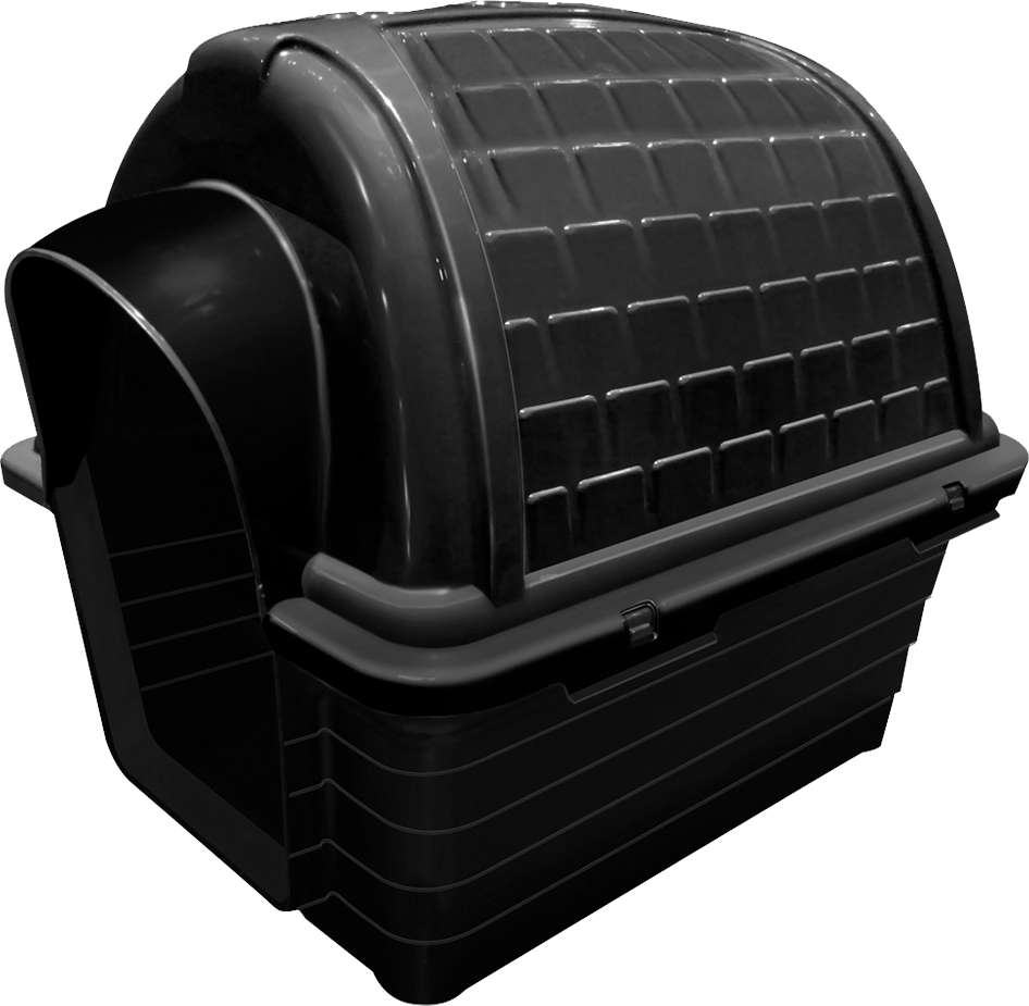 Casa Furacão Pet Plástico Iglu Black - Tam. 2