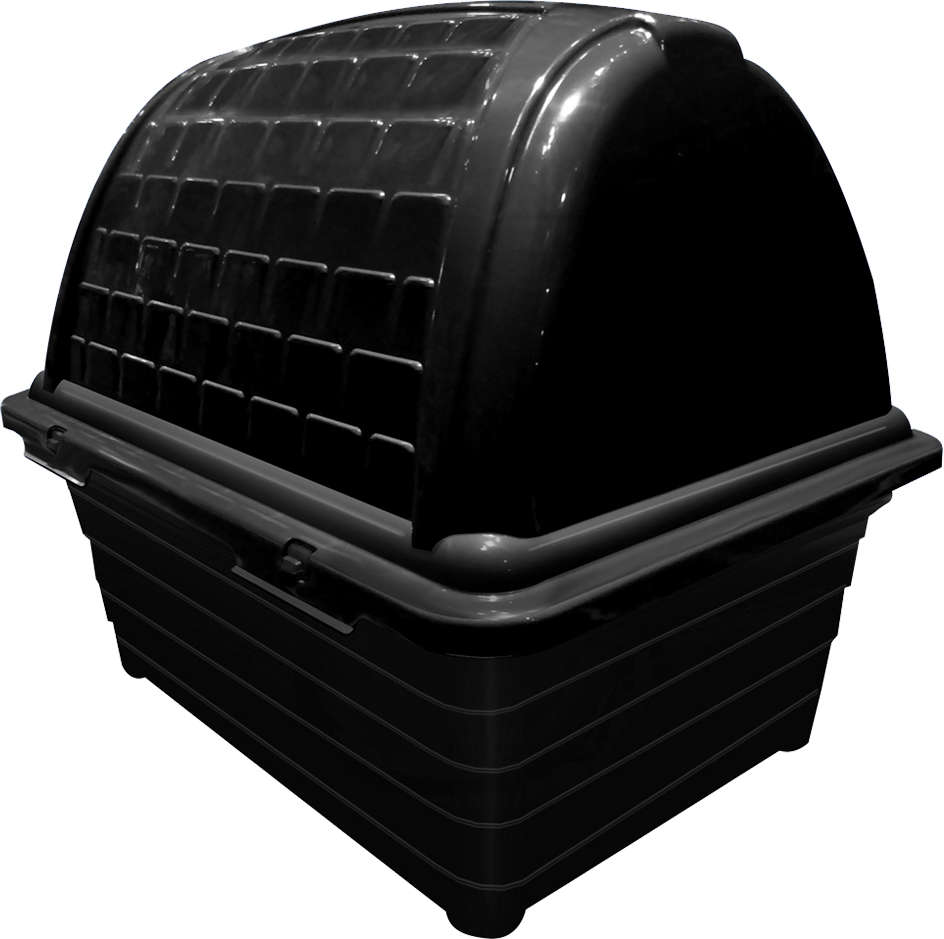 Casa Furacão Pet Plástico Iglu Black - Tam. 2