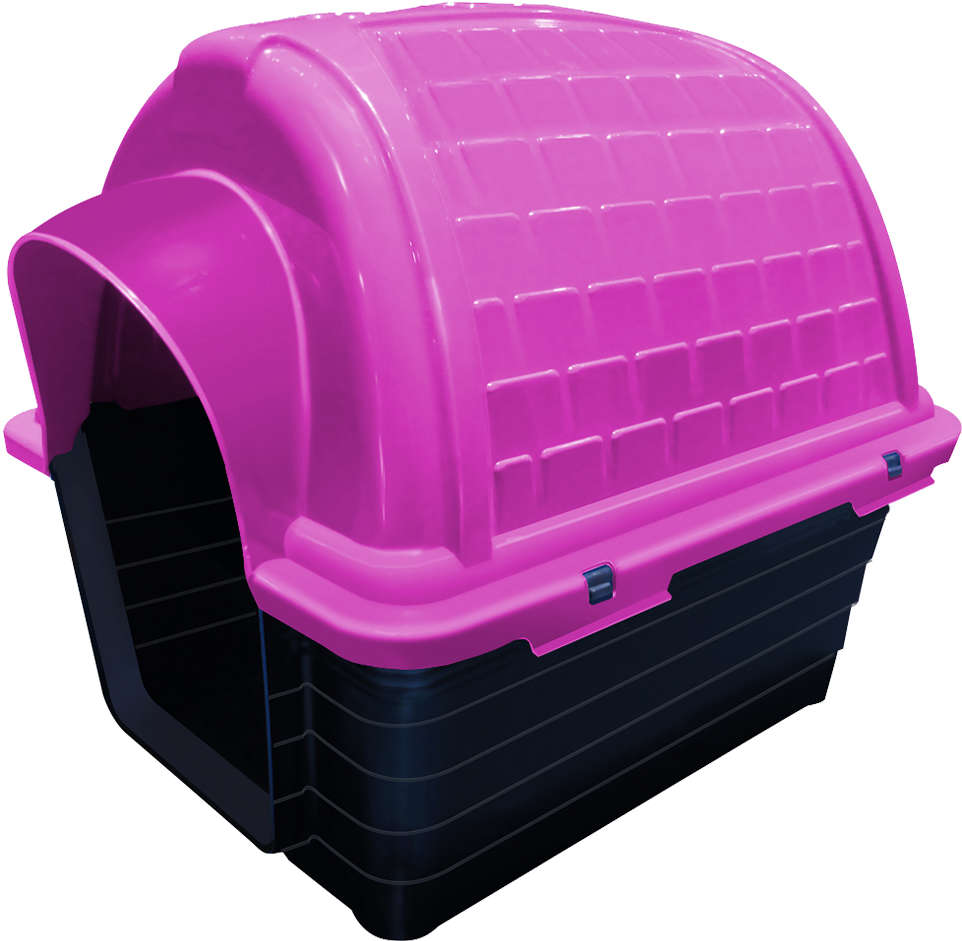 Casa Furacão Pet Plástico Iglu Rosa - Tam. 05