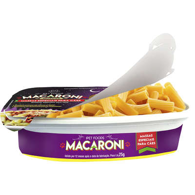 Massas Especiais Ipet Food's Macaroni Rigatoni para Cães