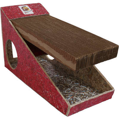 Brinquedo Arranhador Recriar Pet Rampa - Vermelho
