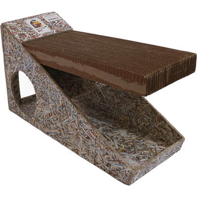 Brinquedo Arranhador Recriar Pet Rampa - Natural