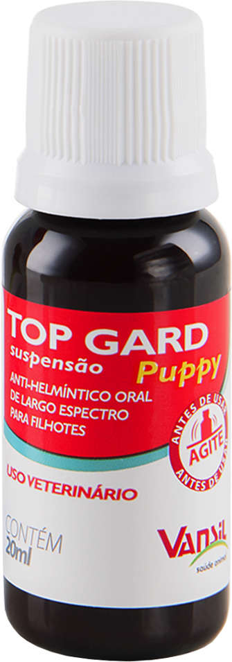 Anti-Helmíntico Vansil Top Gard Puppy Suspensão - 20 mL
