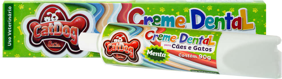 Creme Dental CatDog & Cia Caixinha Menta - 90 g