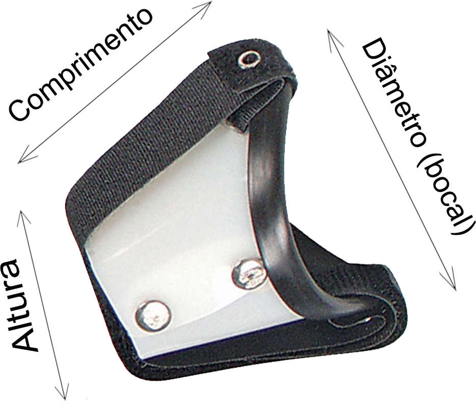 Focinheira São Pet em PVC com Velcro - Tam. 01