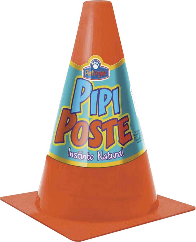 Postinho Educador Pet Injet Pipi Poste Laranja - Tam. M