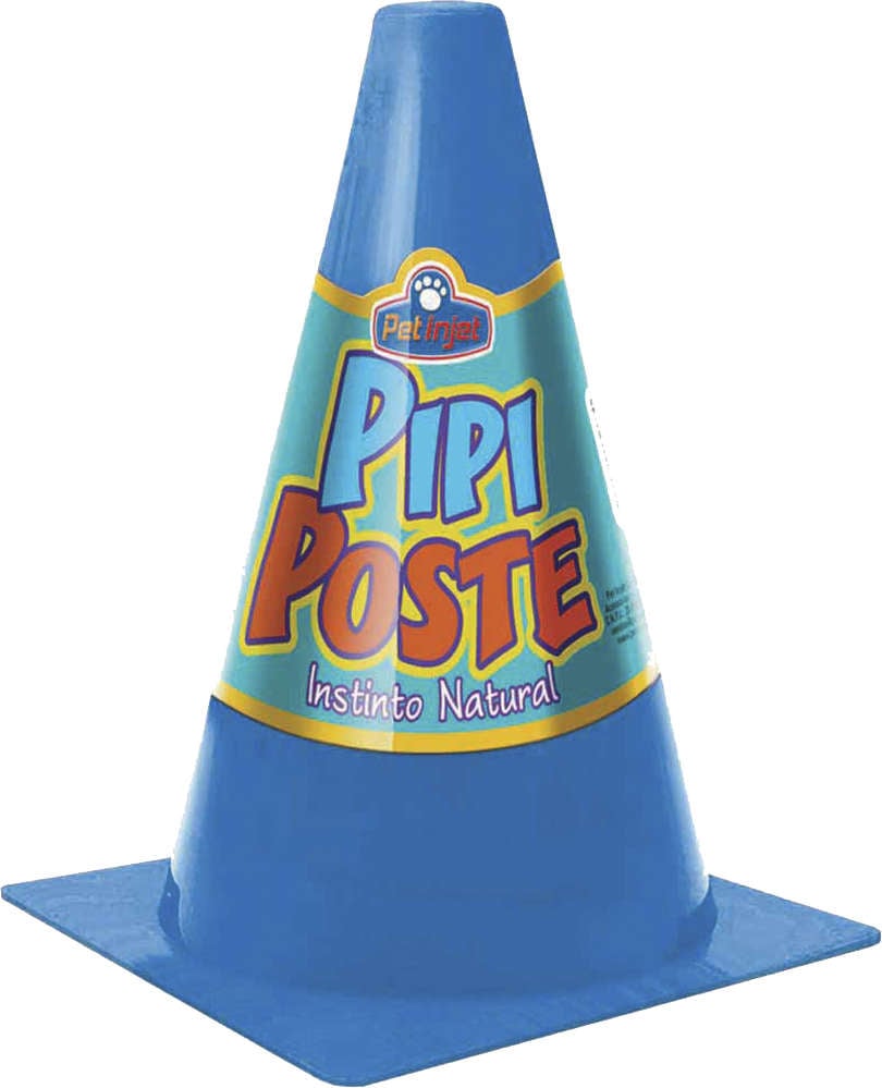 Postinho Educador Pet Injet Pipi Poste Azul - Tam. P
