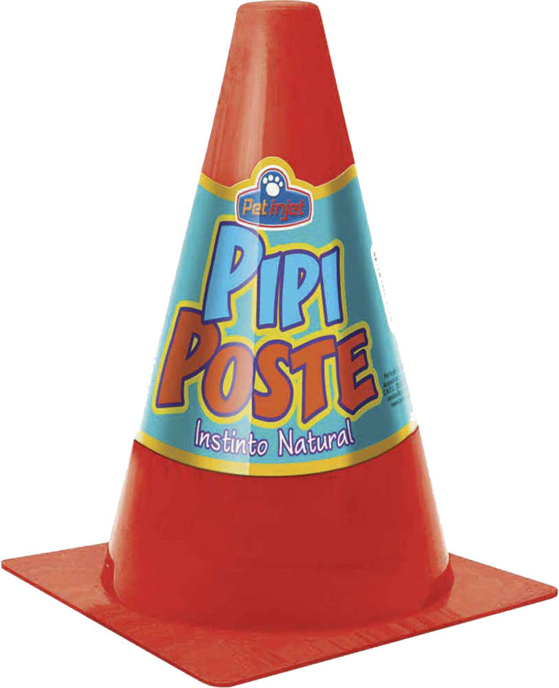 Postinho Educador Pet Injet Pipi Poste Vermelho - Tam. G