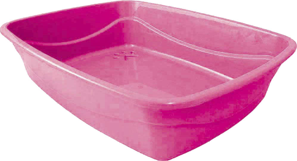 Bandeja Higiênica Alta Pet Injet Cat Plus Rosa - Tam. G