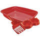 Kit Gato Luxo 3X1 Pet Injet Vermelho