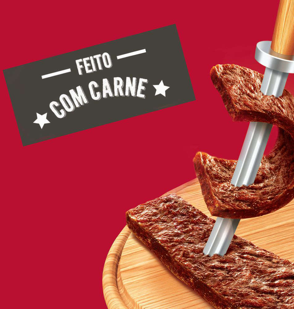 Kit Petisco Purina Doguitos para Cães Sabor Picanha 45g - 4 Unidades