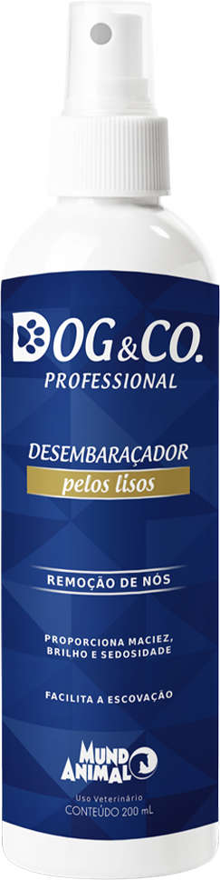 Desembaraçados Pelos Lisos Mundo Animal Dog & Co Professional para Cães - 200 mL