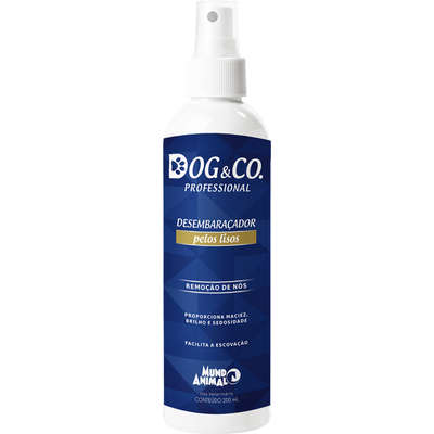 Desembaraçados Pelos Lisos Mundo Animal Dog & Co Professional para Cães - 200 mL