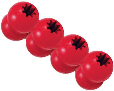 Brinquedo Interativo KONG Goodie Ribbon (TGS1) Vermelho - Tam. G