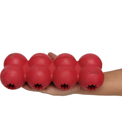 Brinquedo Interativo KONG Goodie Ribbon Vermelho