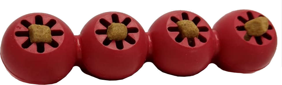 Brinquedo Interativo KONG Goodie Ribbon (TGS1) Vermelho - Tam. G