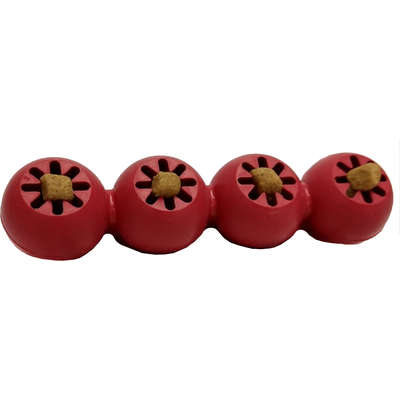 Brinquedo Interativo KONG Goodie Ribbon Vermelho