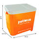 Porta-Ração Petlove para Armazenar até 15 Kg - Laranja