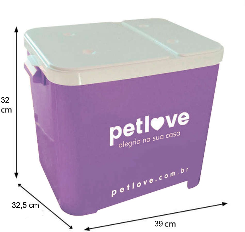 Porta Ração Petlove Aniversário - 15Kg