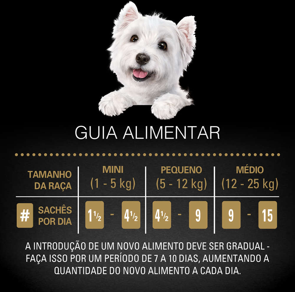 Ração Úmida Cesar Sachê Cortes Selecionados Sabor Filé Mignon para Cães Adultos - 85 g