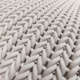Cama Curver Puff Cozy Pet com Almofada Knit Curver Sandy