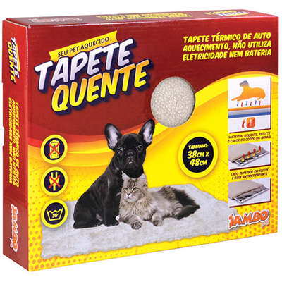 Tapete Térmico Jambo Pet Tapete Quente para Cães e Gatos