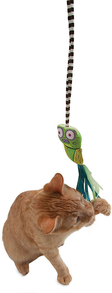 Brinquedo Fatcat Varinha Worm Wand Verde para Gatos - Verde