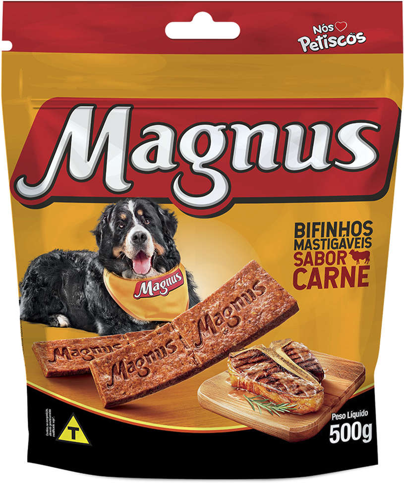 Bifinho Magnus para Cães Adultos Sabor Carne - 500g