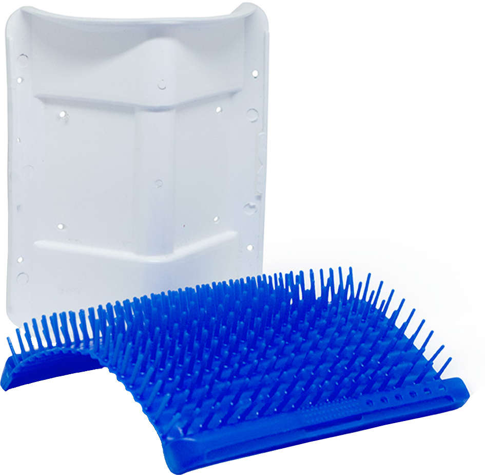 Escova Massageadora Truqys Pet Coçadinha - azul
