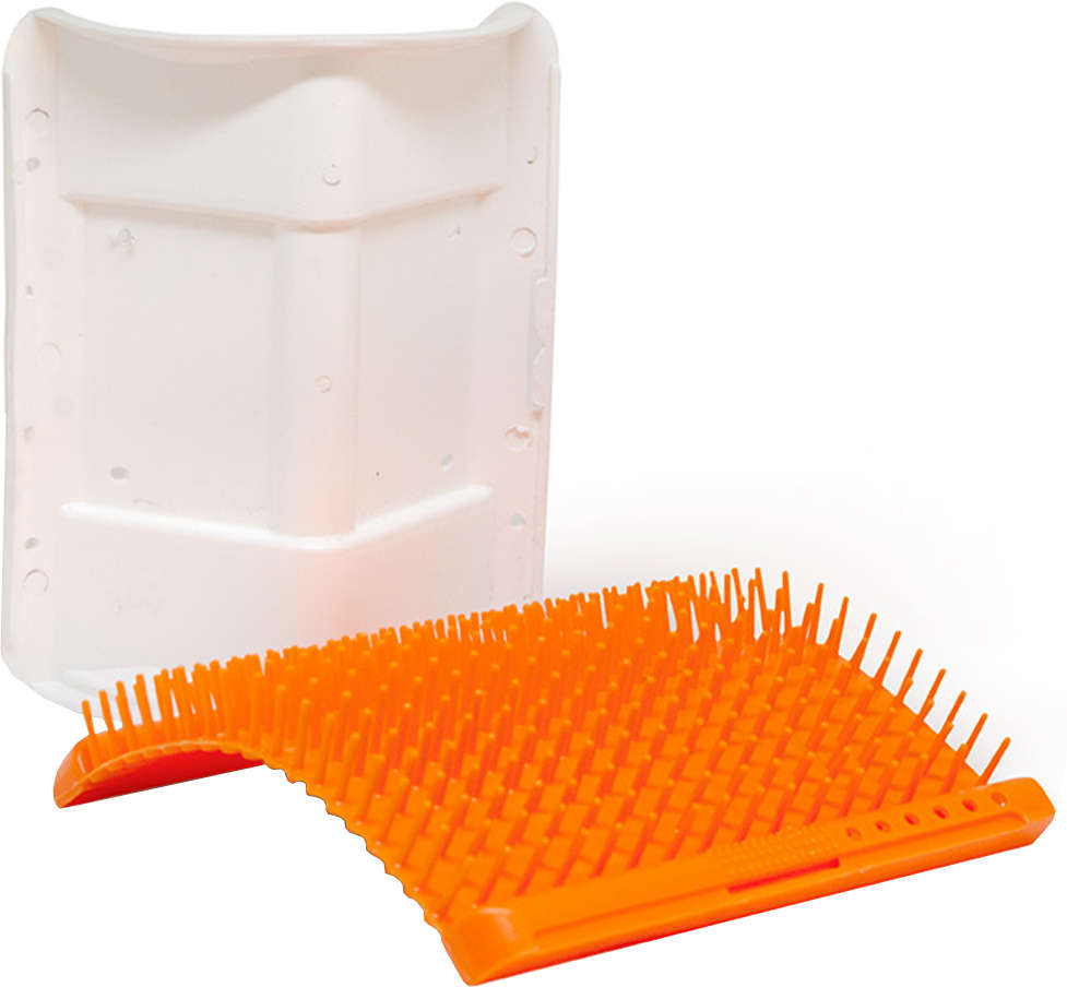 Escova Massageadora Truqys Pet Coçadinha - Laranja