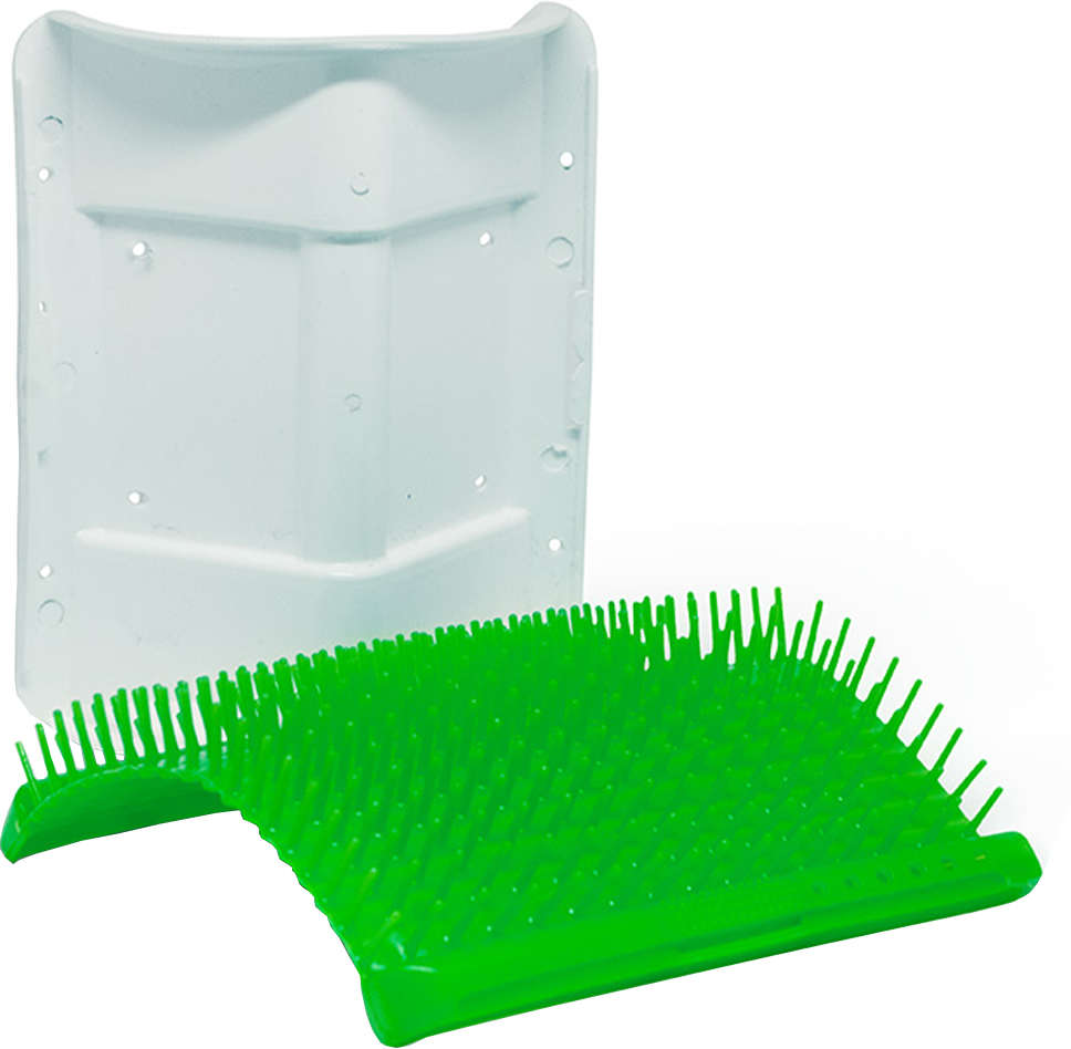 Escova Massageadora Truqys Pet Coçadinha - Verde-Limão