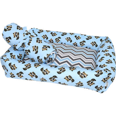 Cama Bichinho Chic Composê Azul_