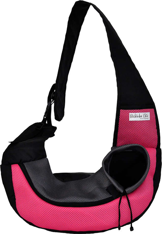 Bolsa de Transporte Bichinho Chic Conforto Rosa - Tam. G