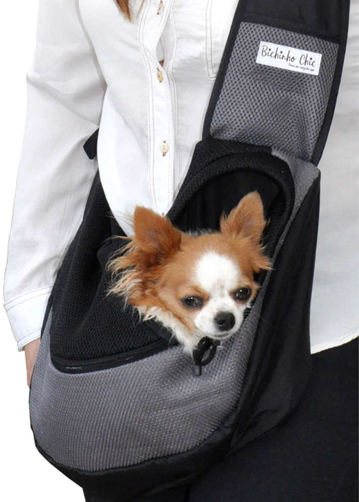 Bolsa de Transporte Bichinho Chic Conforto Rosa - Tam. G
