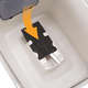 Sanitário Ferplast Clear Cat 10 Preto para Gatos - Preto