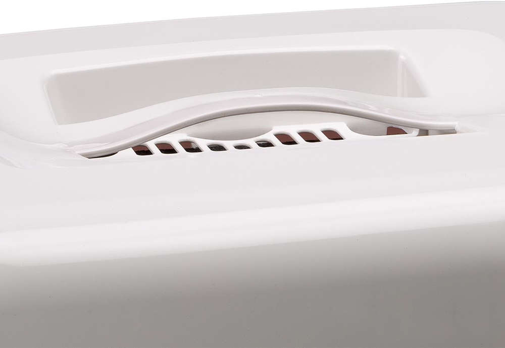 Sanitário Ferplast Clear Cat 10 Bordô para Gatos - Bordo