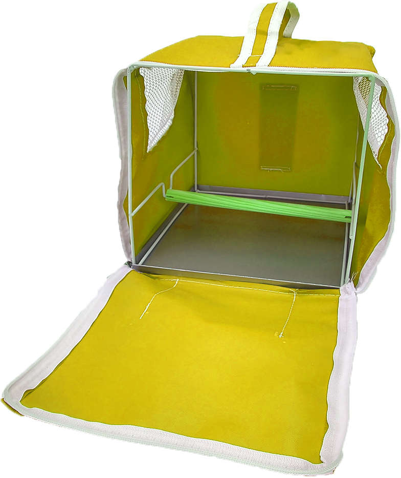 Bolsa de Transporte Animalíssimo Amarela para Calopsita - Amarela