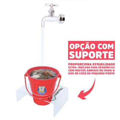 Bebedouro Fonte CatMyPet Torneira MagiCat Vermelho