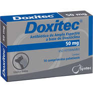 Antibiótico Doxitec Syntec 16 comprimidos - 50 mg