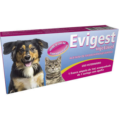 Evigest Injetável Syntec Acetato de Medroxiprogesterona - 1 mL