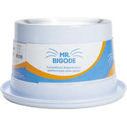 Comedouro Ergonômico NF Pet Mr. Bigode Júnior Antiformigas Branco para Gatos - 140 mL