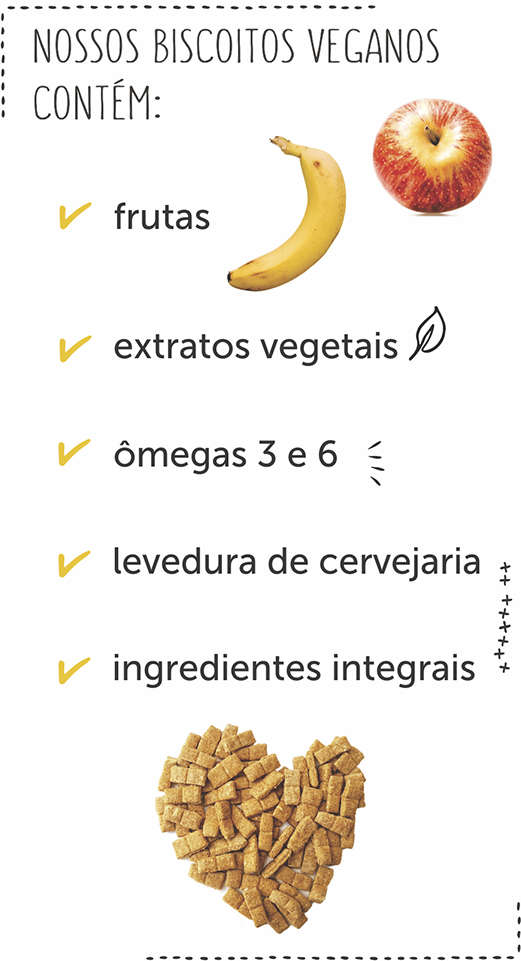 Biscoito All Love para Cães Sabor Banana e Tapioca - 200g