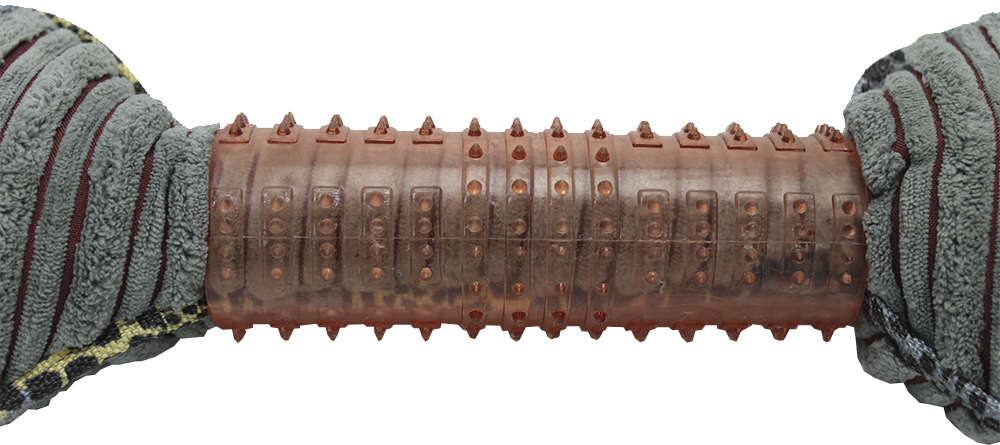 Brinquedo Chalesco Pelúcia Rubber Bone Plus para Cães - Tam. Único