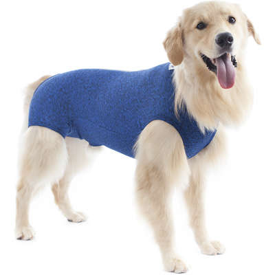 Roupa Pet Med para Castração para Machos Dry Confort Azul Mescla