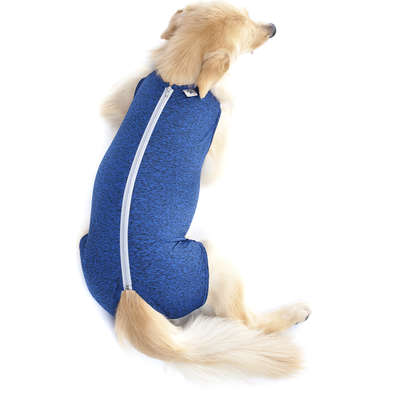 Roupa Pet Med para Castração para Machos Dry Confort Azul Mescla