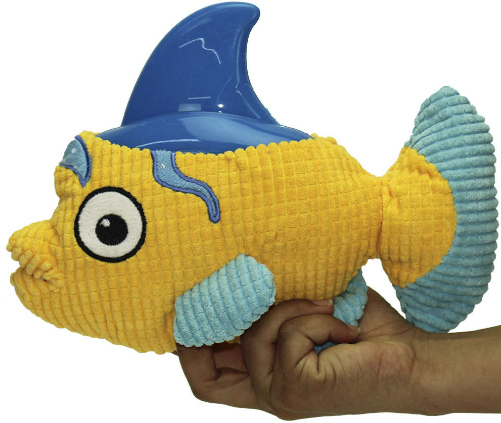 Brinquedo Chalesco Pelúcia Tubafish para Cães - Tam. Único